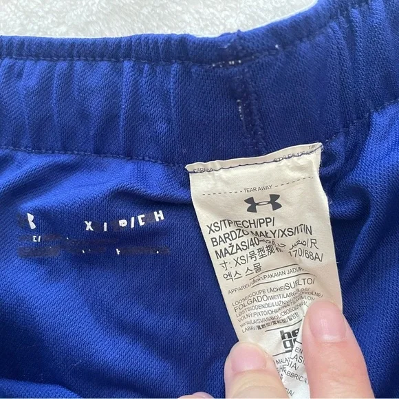 Under Armour Blue Athletic Shorts XS - Picture 5 of 5